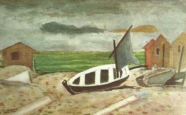 georges braque batar pa stranden